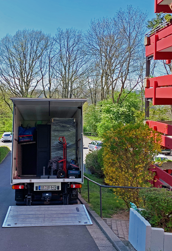 Umzugs-LKW Ladefläche